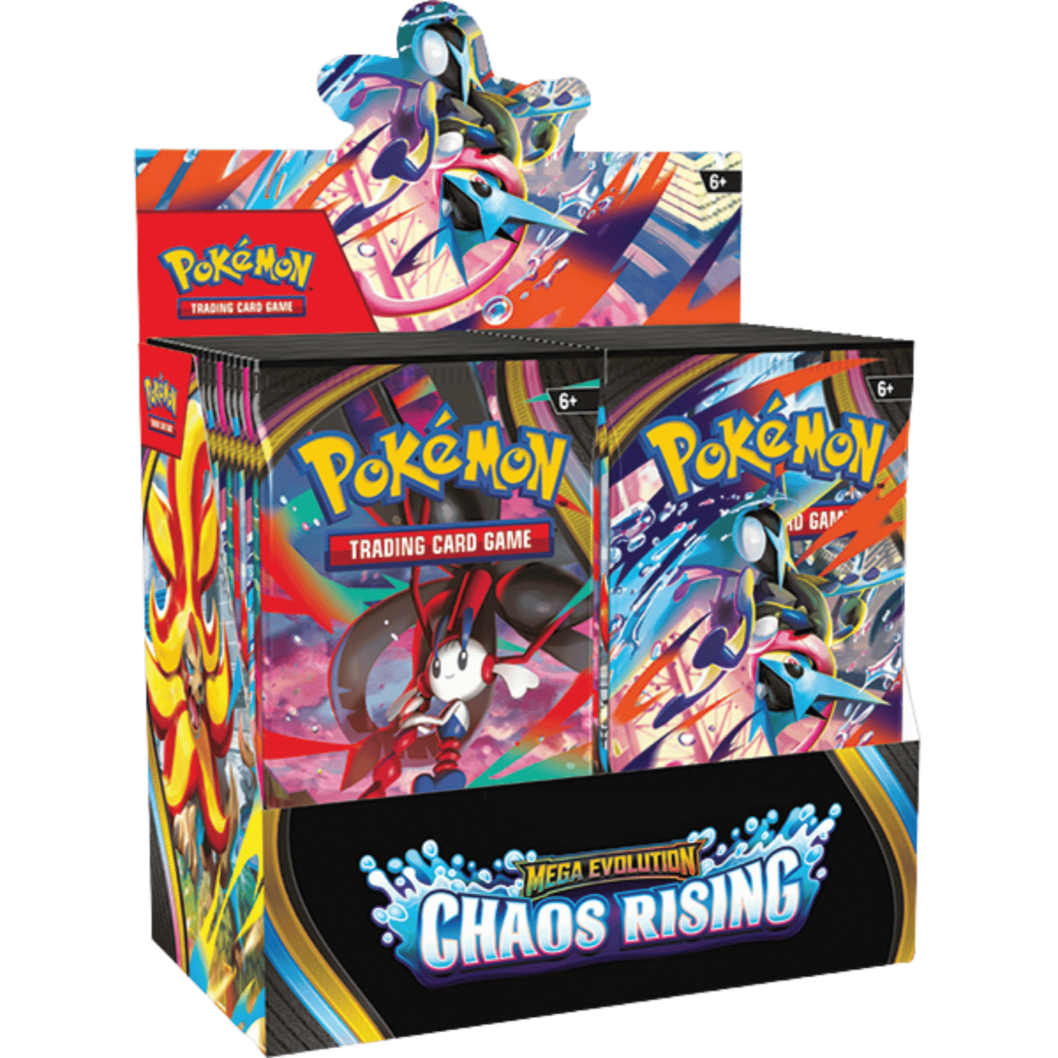 Pokémon TCG Mega Evolution—Chaos Rising Booster Display Box, 36 packs