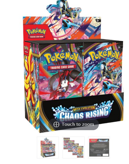 Pokemon: Mega Evolution - Chaos Rising - Booster Box